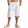 Summer Men's Linen Loose-Fit Breathable Beach Shorts