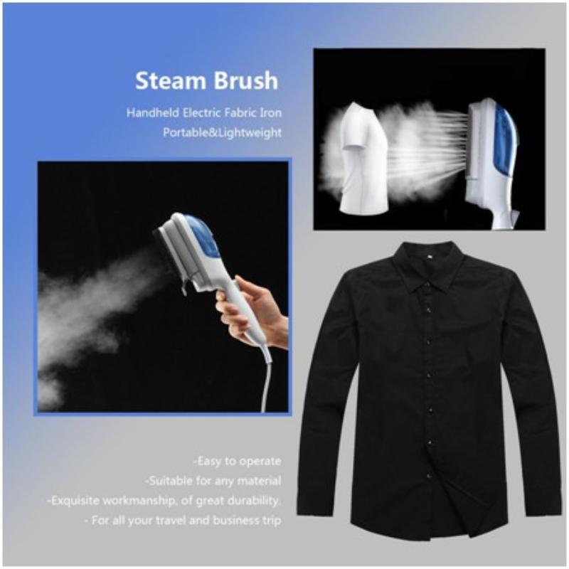 Portable Handheld Garment Fabric Laundry Cloth Wrinkle Brush Steamer Electric Steam Iron Steamer Eliminate Wrinkles 800W