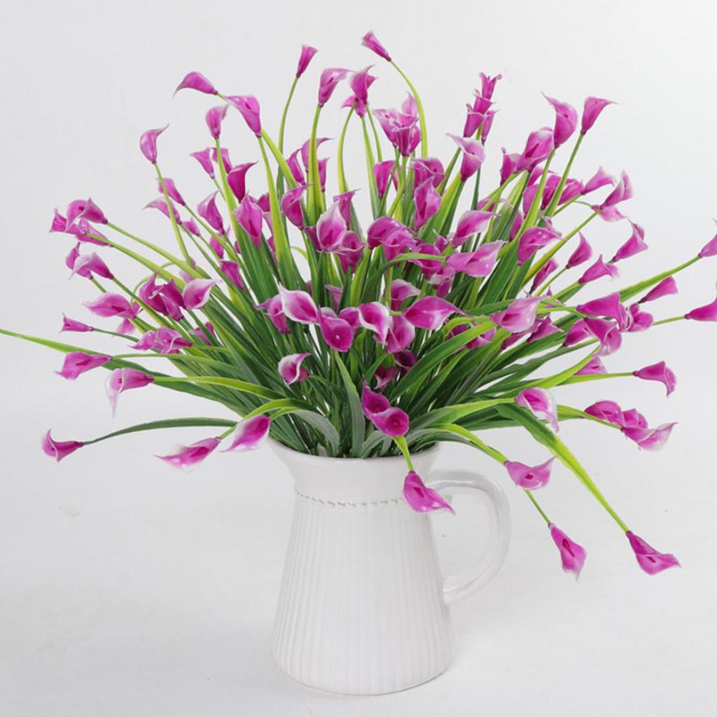 1 Bouquet 5 Branches Artificial Calla Flower Wedding Table Plant Home Decor