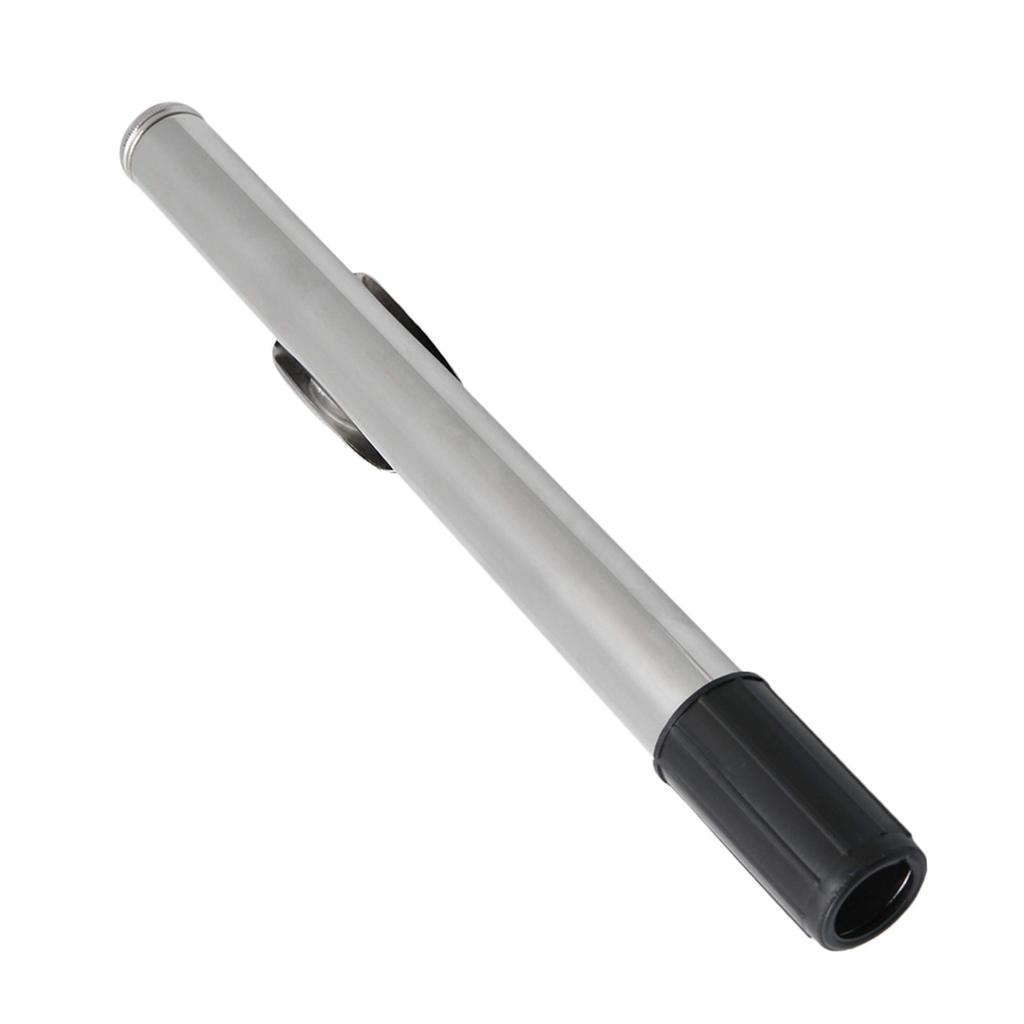 Flute Head Joint, Headjoint, Mouthpiece, Replacement Flute Part, Brass, Nickel Plated, 22.6cm Length, 20mm Socket.