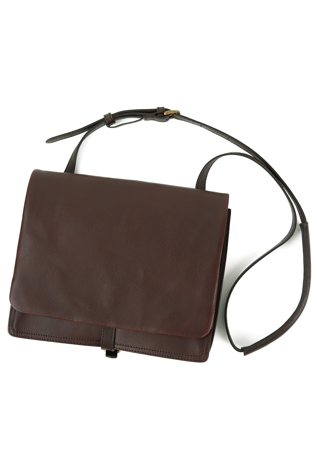 

Shoulder Bag Genuine Leather Large Chocolate [Dakota] Women s DA-1034590-41 шоколадний