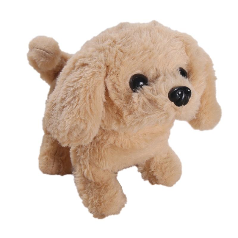 Electronic Interactive Dogs Toy Robot Puppy Pets Bark Stand Walk Movements Plush Toys for Kids Birthday Gift
