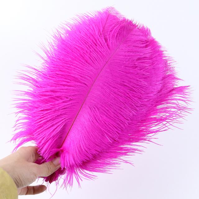 20Pcs Natural Ostrich Feather 15-20cm for Wedding Carnival Home Party Decoration DIY Handicraft Accessories Table Centerpieces