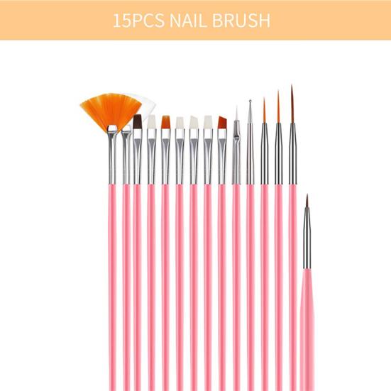 Secador de lâmpada Usb Kit de polimento de unhas Manicure Pincel Adesivo Arte Ferramentas Conjunto