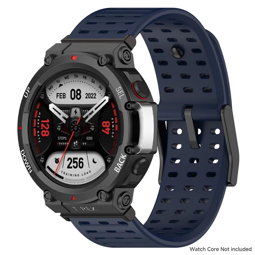 Breathable Silicone Strap for Huami Watch Amazfit T-Rex 3 T-Rex2 Sport Band for Amazfit T-Rex Pro/ultra Martwatch Bracelet