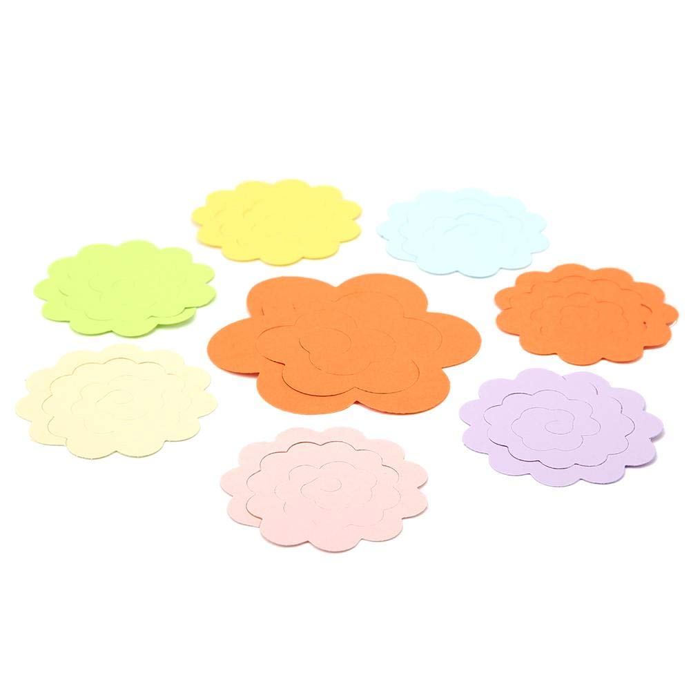 Quilling 20 Flower DIY Quilling Birthday Hobby Paper, Sheets, Design, Origami, Strips, Beginner, Kids, Gift,
