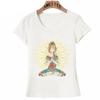 Yo Ga Girl Multi Arms Chakra Buddha Mandala Chakra Power Centers Zen T Shirt Summer
