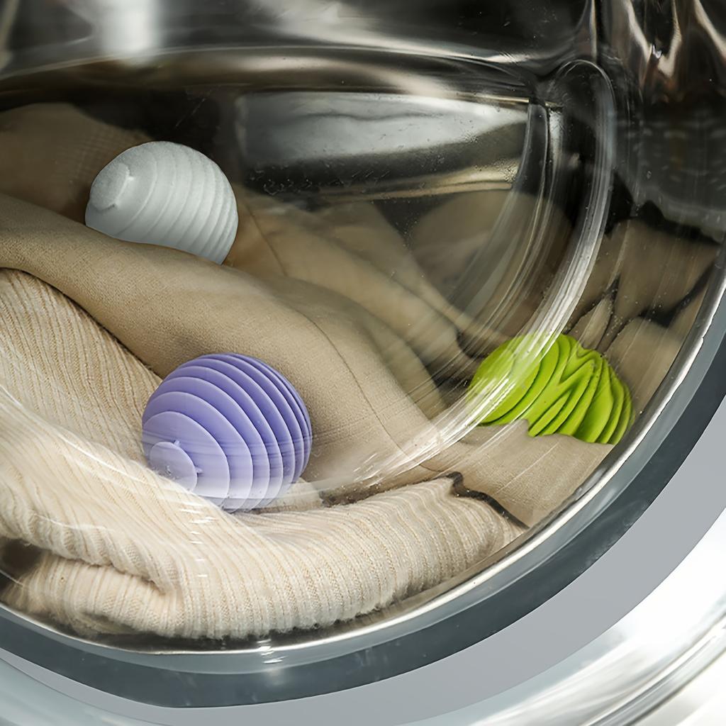 6/12pcs Silicone Magic Laundry Balls Reusable Clothes Pet Hair Catcher for Washing Machines Remover Dirt Deep Cleaning Tool