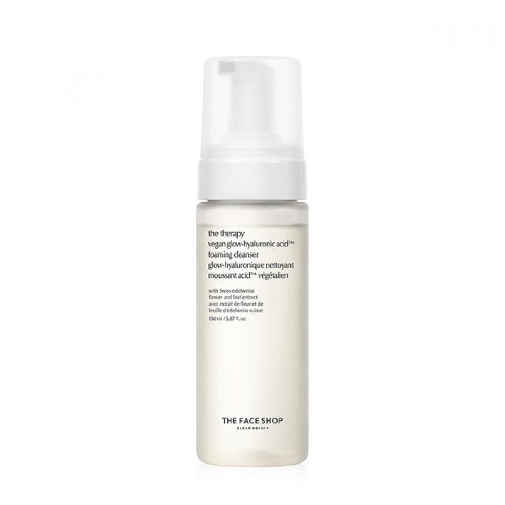The Therapy Vegan Glow Hyaluronic Acid Bubble Foam Cleanser 150ml