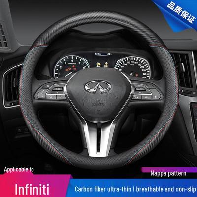 Stuurhoes van echt leer voor Infiniti Q50L, QX50, G25, QX30, Q60, QX70, FX35, Q70L