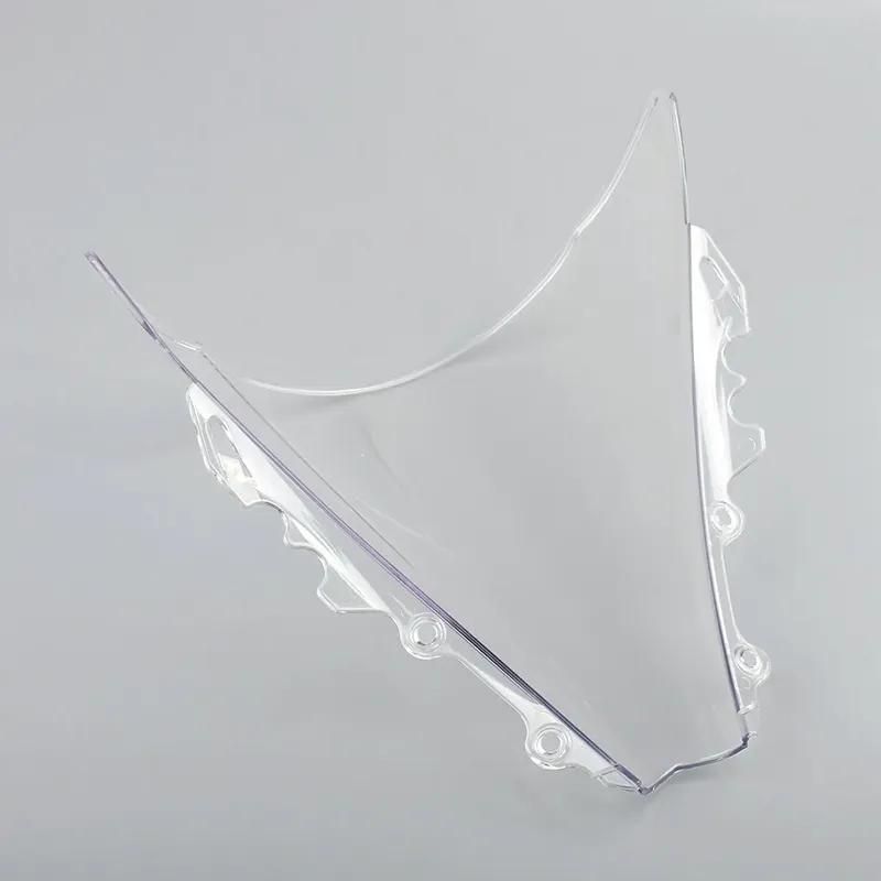 Clear Double Bubble Windscreen Windshield Screen ABS Shield Fit For Yamaha YZF R6 2006-2007