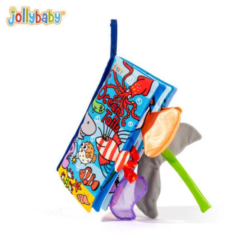 Tail Cloth Book Animal Baby Toy Three-dimensional Early Education Book Cognitive Three-dimensional Cloth Book Early Education Toy