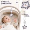 Baby-Mobile Kinderwagen Hängespielzeug Wind für Baby Auto Bett