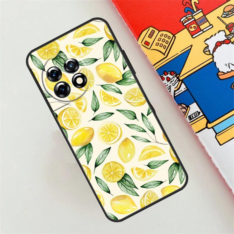 Fruit Lemon Case For OnePlus 11 12 8 9 10 Pro 10R 9R 8T 10T 12R Nord N10 N20 N30 CE 4 3 2 Lite Cover