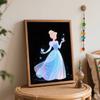 Disney Cinderella Oil Painting Hand Painting Coloring Painting Handmade Diy Home Decoration Gift