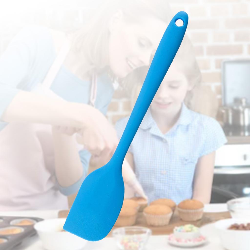 Silikonspatel Lebensmittelqualität Hitzebeständig Bequemer Griff Cremespatel Küchen Backzubehör für Zuhause