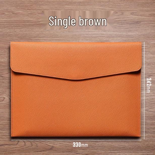 A4 Imitation Leather Waterproof Business File Bag & Receipt Folder