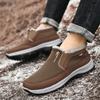 Winter Herren Knöchel Schneestiefel Warme Rutschfeste Schuhe für Herren Lässig Warmhalten Plüsch Übergröße Paar Schuhe Chaussure Homme