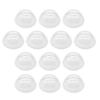 30Pcs Sturdy PVC Clear Dome Covers Small Craft Hemispheres for Festive Christmas Decor DIY Snow Globe Lids Wedding Centerpiece