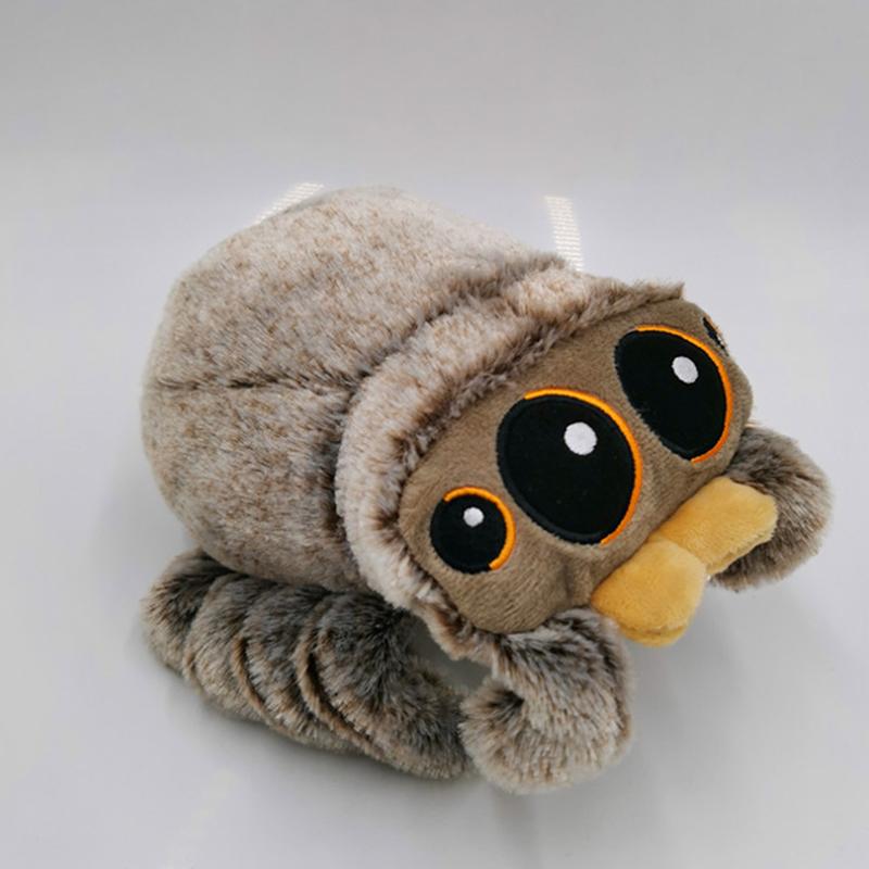 Stuffed Soft Animals Plush Spider Toy Black Little Lucas Simulated Pillow Doll Anime Game Room Pillow Decor Kids Gift