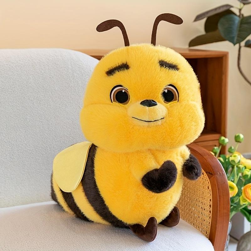 1 pz Adorabile Peluche Ape Cartone Animato Morbido Giallo Nero Animale di Peluche con Occhi Espressivi, Compleanni, Inaugurazioni di Case, Matrimoni, Halloween, Natale,