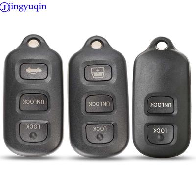 Jingyuqin 3B Nový Náhradný Diaľkový Obal Kľúča od Auta Fob pre TOYOTA RAV Cruiser 4Runner Camry Celica Echo Highlander Puzdro