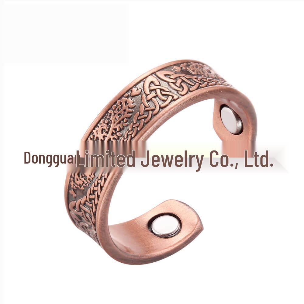 

Hot-Selling Red Copper Tree of Life Magnetic Therapy Bracelet