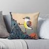 Mountain Hiker Bird At Sunrise Pillowcase Polyester Linen Velvet Creative Zip Decor Bed Cushion Cover