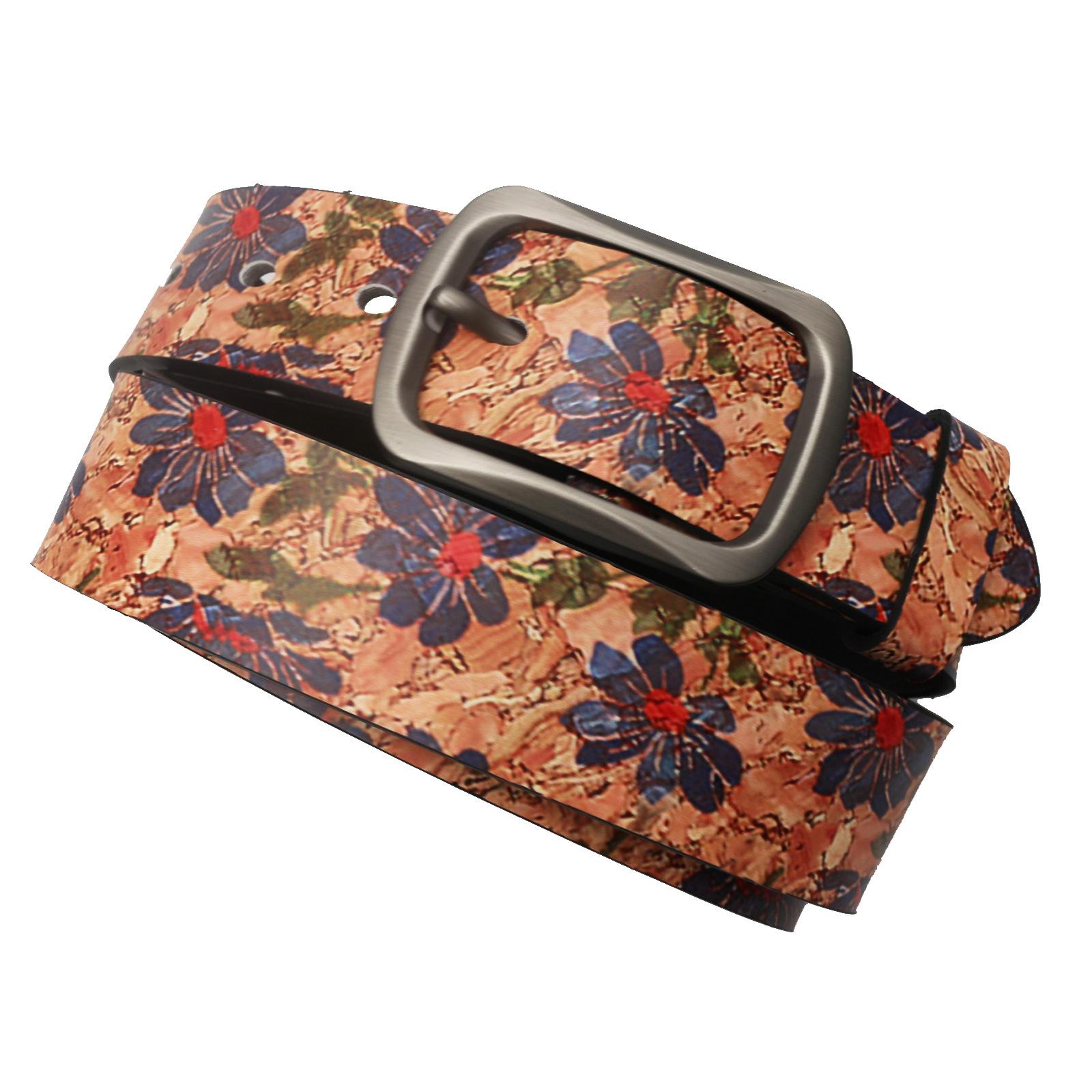 

Ins Fashion Универсальный ремень из искусственной кожи с принтом Y2K Design с пряжкой 125cm хаки