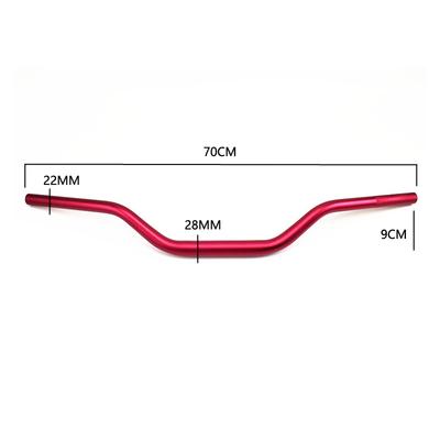 28Mm Motorcycle Handlebar Cnc Aluminum Alloy Scooter Handle Bar For Pit Bike