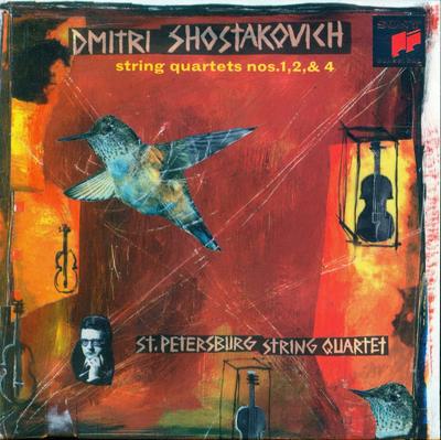 CD SHOSTAKOVICH; ST. PETERSBURG STRING - String Quartets 1-3 SK64584 Sony Classical 1995 Austria Classical Used