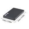2.5inch Hard Drives Enclosure USB2.0 External Case Housing for 2.5Inch Hard Drives Enclosure for PC Laptop Accessories