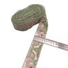 Organza Embroidered Lace Trim Ethnic Boho Ribbon for Hanfu, Kids Clothing & DIY Sewing, Sheer Floral Embroidered Tape by Yard