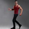 Men's Thin Square Neck Vest Casual Men's Sweatshirt Sports Breathable Vest