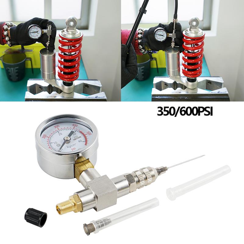 350/600PSI Støtdemper Nitrogen Nål Fyllverktøysett ATV UTV For Ktm Suzuki Yamaha YZX Polaris CanAm Arctic Cat Snøscooter