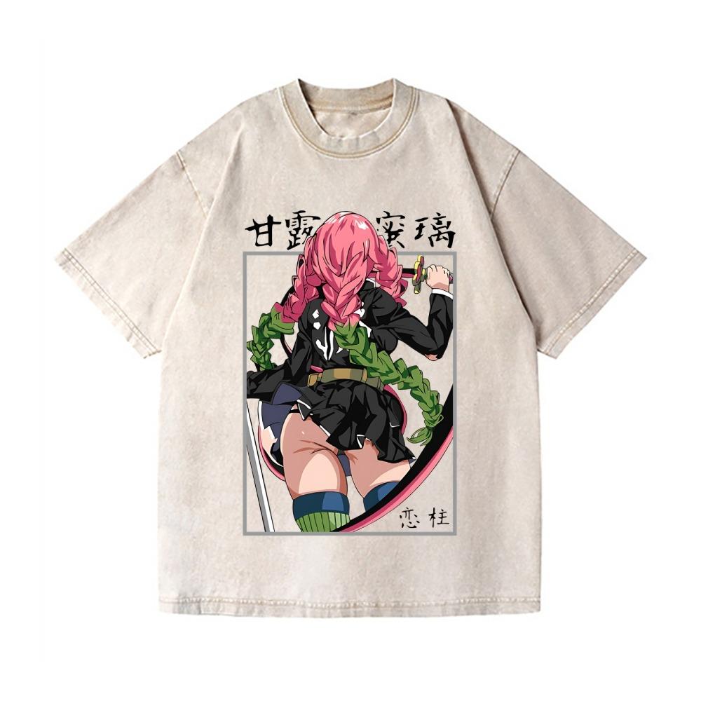 Oversized Harajuku T-shirts Casual Loose Short Sleeve Round Neck Chic Tees Fashion Summer Hiphop Washed Tunics