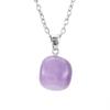 Natural Crystal Natural Stone Tiger Stone Irregular Shape Small Pendant Necklace N627