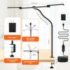 USB LED Desk Lamp with Clip - AA Level Eye-Protective, Dimmable Study Light