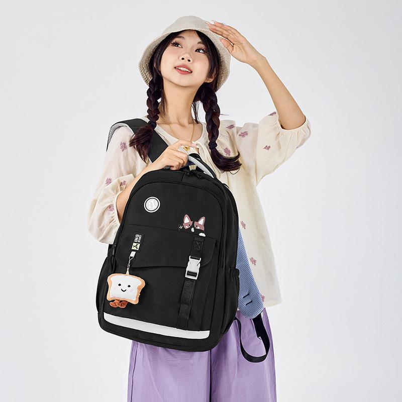 School bag new junior high school student backpack high value large capacity lightweight versatile backpack