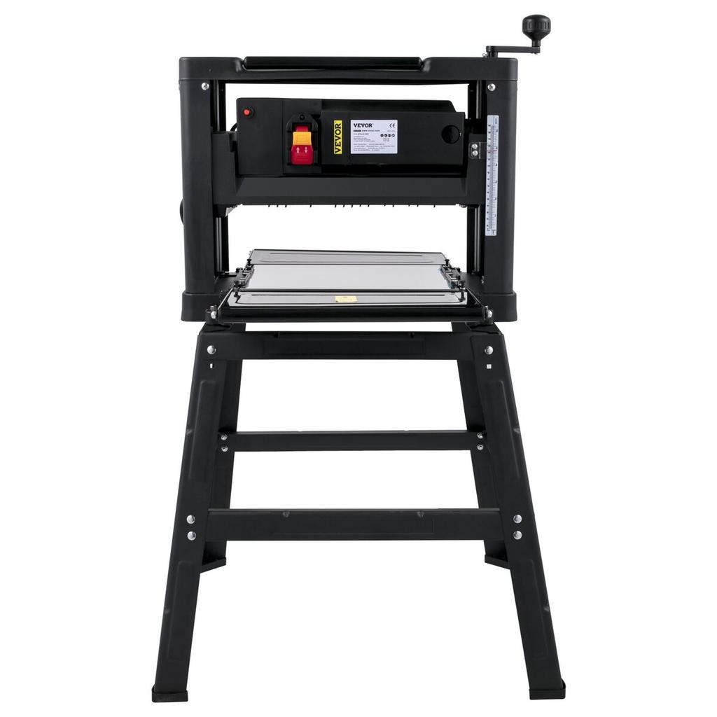 Thickness Planer 13-Inch Benchtop Planer 2000W Wood Planer 8000 rpm Woodworking Planer 10 AMP Wood Planer Foldable 6m/min Planing Speed with Iron