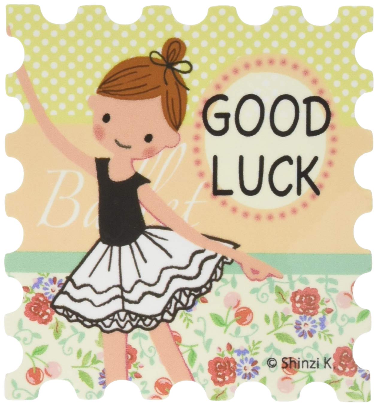 

Stamp Sticker Good Luck x set (M) (Ballerina) ks-ms-10010 5-piece