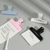 Clip per registro, clip magnetica colorata in plastica a coda lunga, strumento per ordinare documenti e fatture