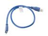 Kabel USB 3.0 Lanberg micro AM-MBM5P 0,5m niebieski