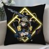 Hot Anime B-Black Clover Pillow Case Short Plush Sofa Decorative Gift Home Double-sided Printing Cushion
