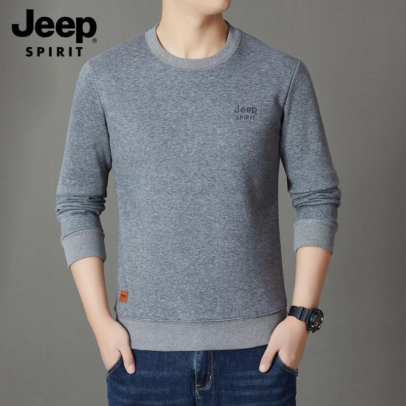 JEEP SPIRIT Men's Round Neck Sweatshirt
