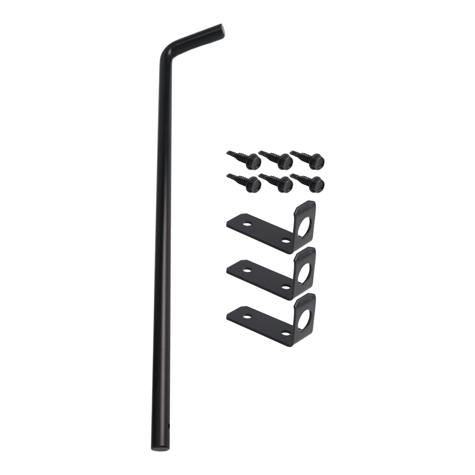 

Ворота с опускным шпингалетом и шпингалетом-задвижкой для надежной фиксации и простой установки 18in