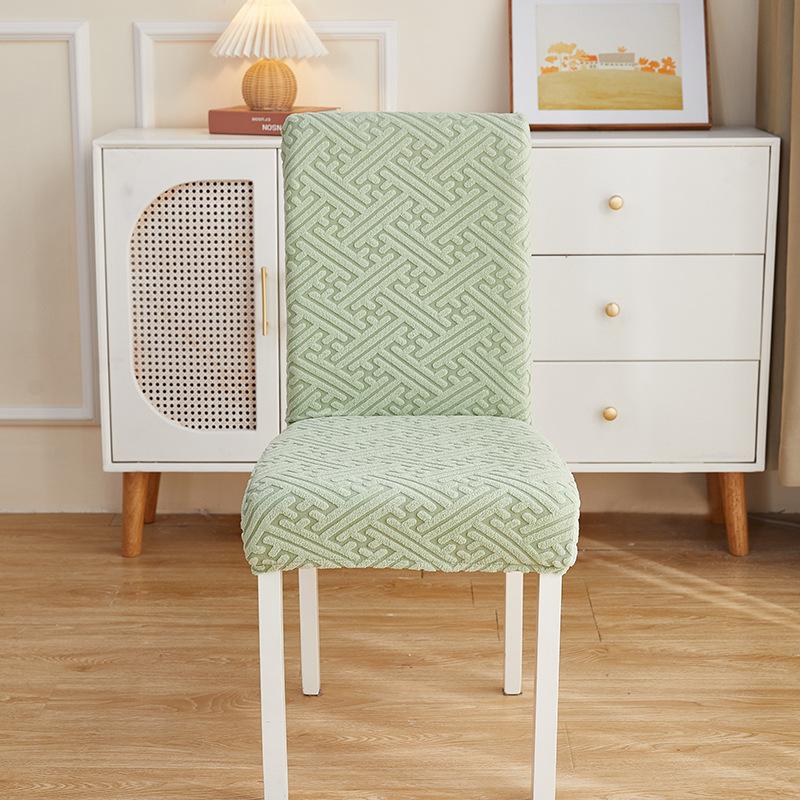 Thickened Chair Cover Universal Household Dining Chair Cover Elastic One-Piece Stool Cover Dining Table Chair Cover Backrest Cushion
