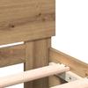 Bed Frame Artisan Oak 203 x 185 x 70 cm Engineered Wood