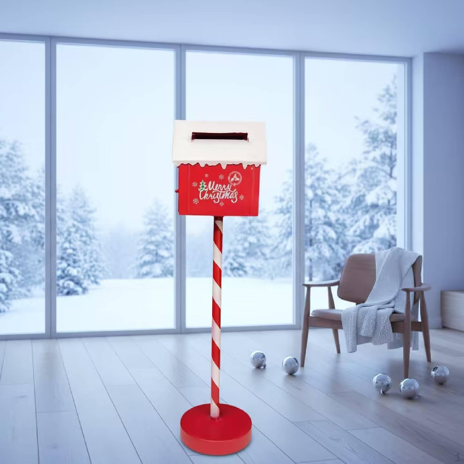 Mailbox Metal Gifts Decor Multifunctional Newspaper Holder Postbox Large Capacity for Yard Outside