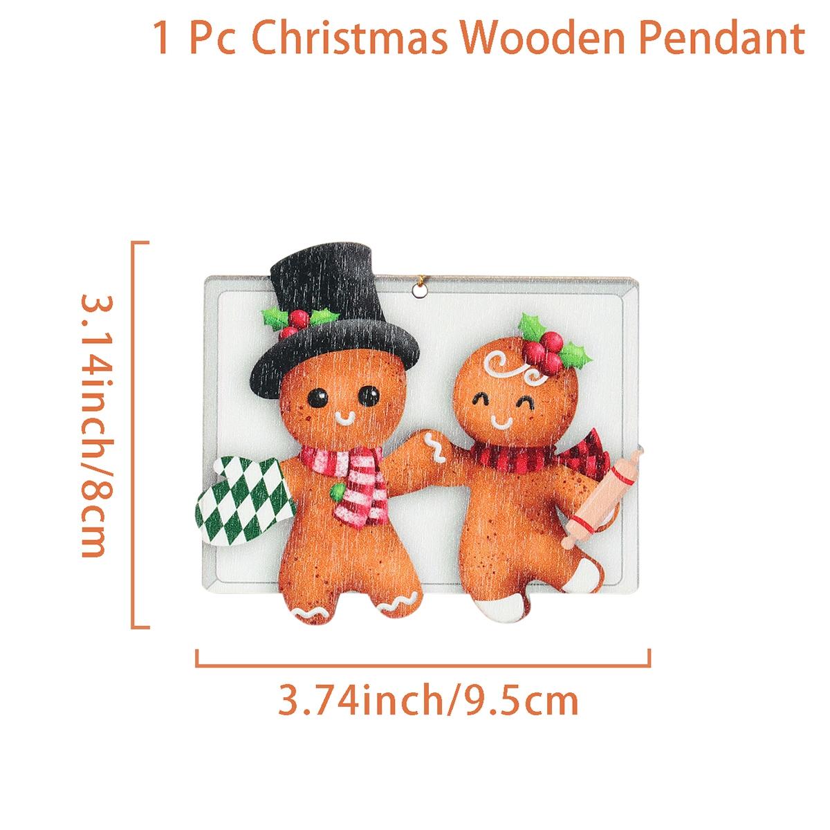 

Christmas Wooden Gingerbread Man Xmas Tree Hanging Ornaments Christmas Decor For Home 2025 Cristmas Xmas Gifts Navidad New Year